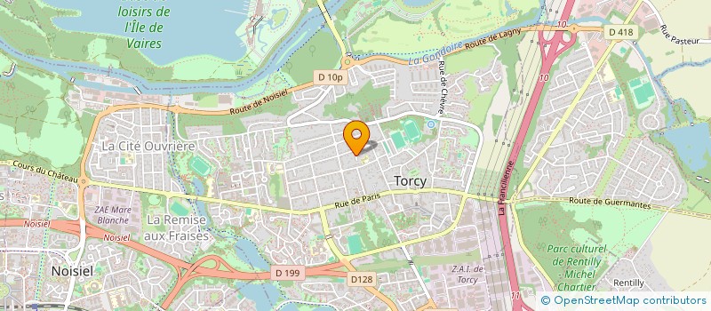 localisation de l'entreprise SCI MN 77 STC  TORCY