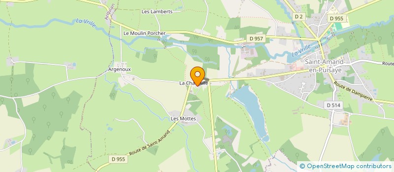 localisation de l'entreprise SCI MN BLANCHARD  SAINT-AMAND-EN-PUISAYE