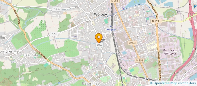 localisation de l'entreprise SCI MN-KO  SAULNY