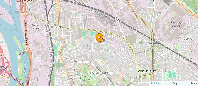 localisation de l'entreprise SCI MN2G  VENISSIEUX