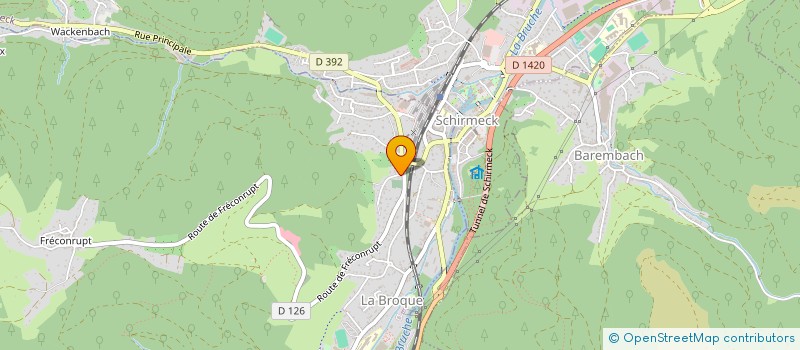 localisation de l'entreprise SCI MN3C 2  LA BROQUE