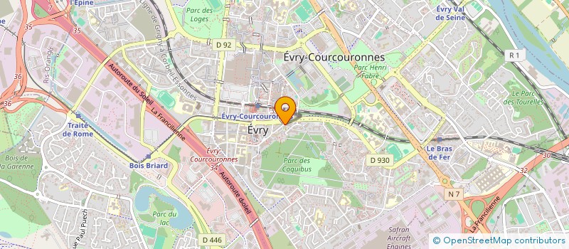 localisation de l'entreprise SCI MNAFEG ET FILS à EVRY-COURCOURONNES