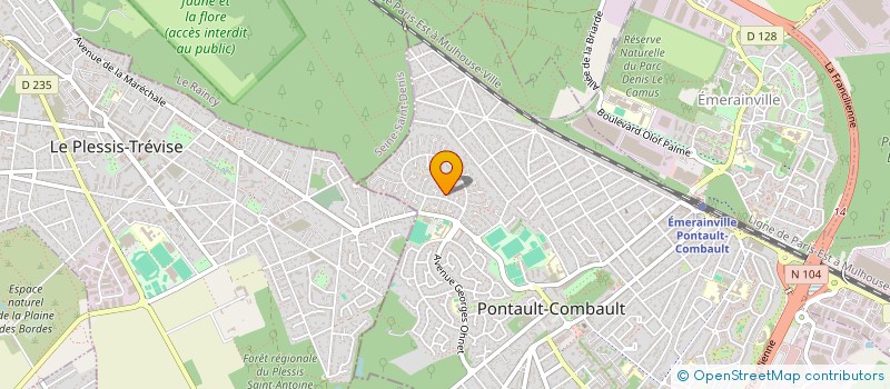 localisation de l'entreprise SCI MNB à PONTAULT-COMBAULT