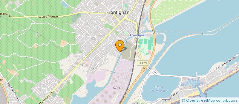 localisation de l'entreprise SCI MNB à FRONTIGNAN