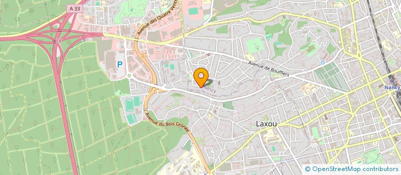 localisation de l'entreprise SCI MNC  NANCY