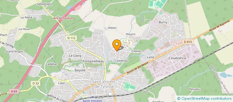 localisation de l'entreprise SCI MND à SAINT-VINCENT-DE-TYROSSE
