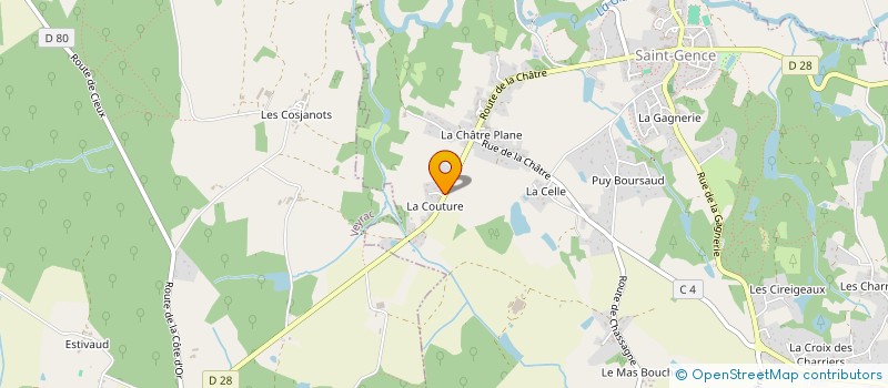 localisation de l'entreprise SCI MNE  SAINT-GENCE