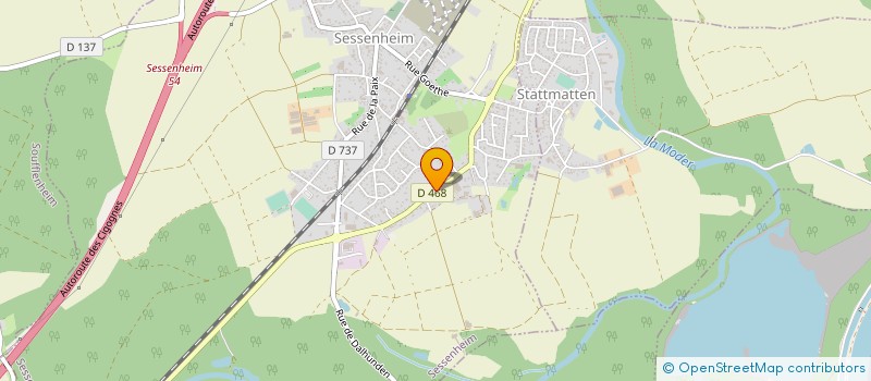 localisation de l'entreprise SCI MNF  SESSENHEIM