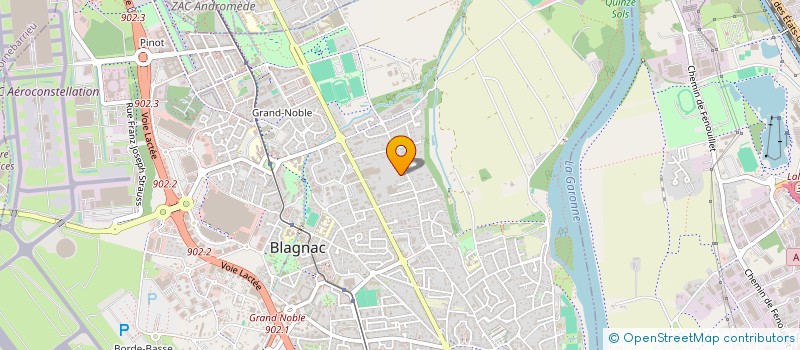 localisation de l'entreprise SCI MNF à BLAGNAC