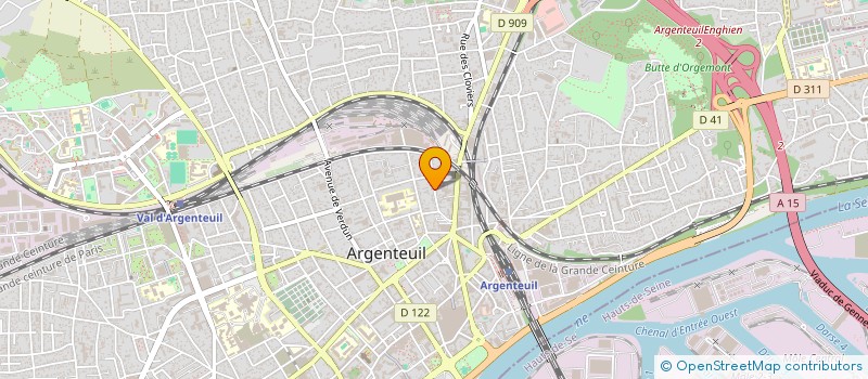 localisation de l'entreprise SCI MNF  ARGENTEUIL