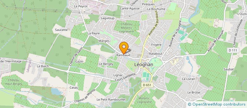 localisation de l'entreprise SCI MNF PELLEPORT  LEOGNAN