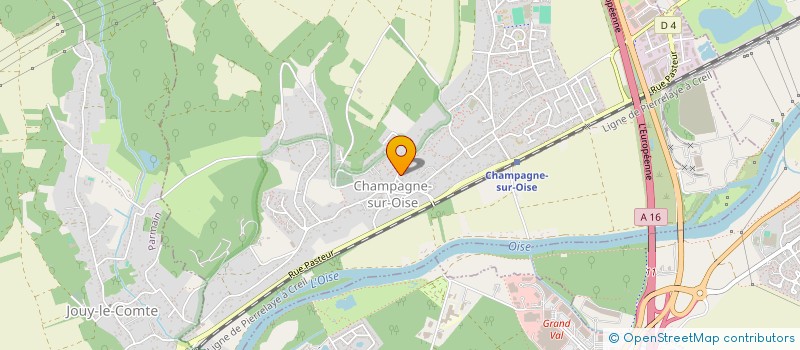 localisation de l'entreprise SCI MNG  CHAMPAGNE-SUR-OISE