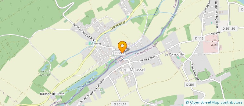 localisation de l'entreprise SCI MNG  CROTH