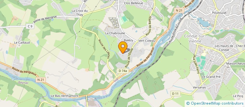 localisation de l'entreprise SCI MNJ à ISLE