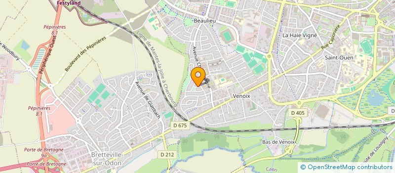 localisation de l'entreprise SCI MNJ à CAEN