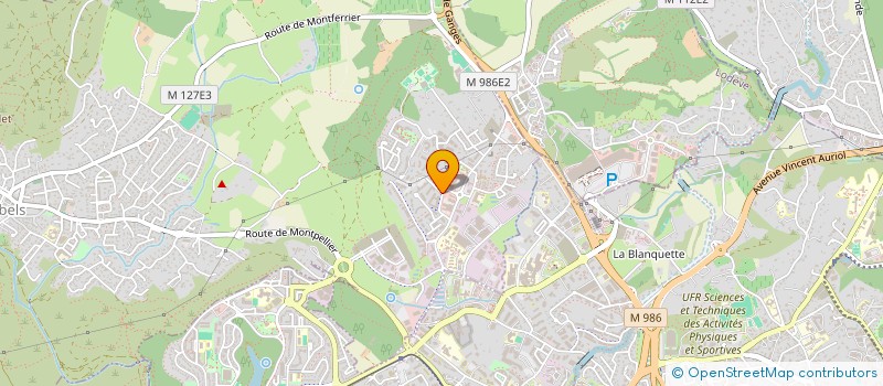 localisation de l'entreprise SCI MNJ  GRABELS