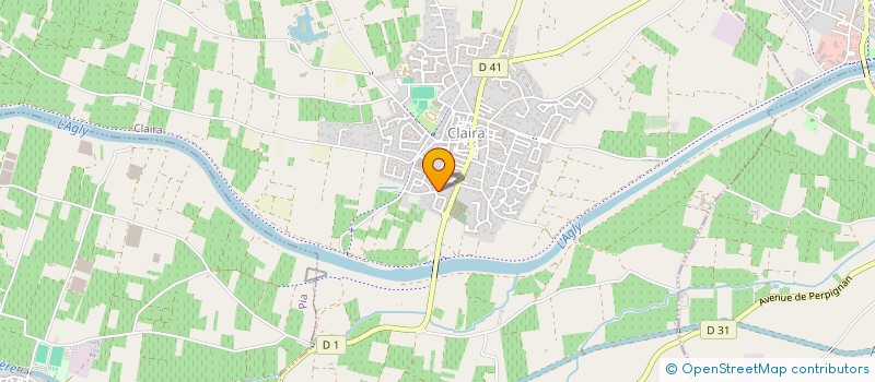 localisation de l'entreprise SCI MNJ  CLAIRA