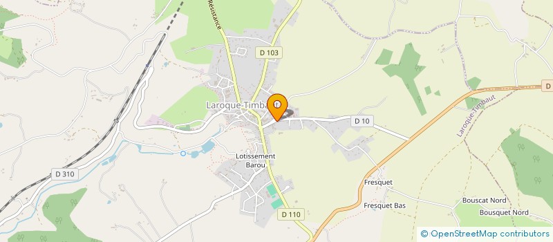 localisation de l'entreprise SCI MNJ HOME  LAROQUE-TIMBAUT