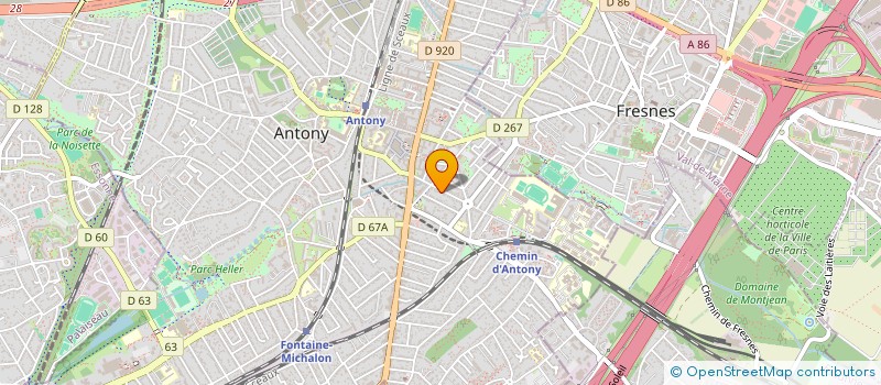 localisation de l'entreprise SCI MNLC à ANTONY