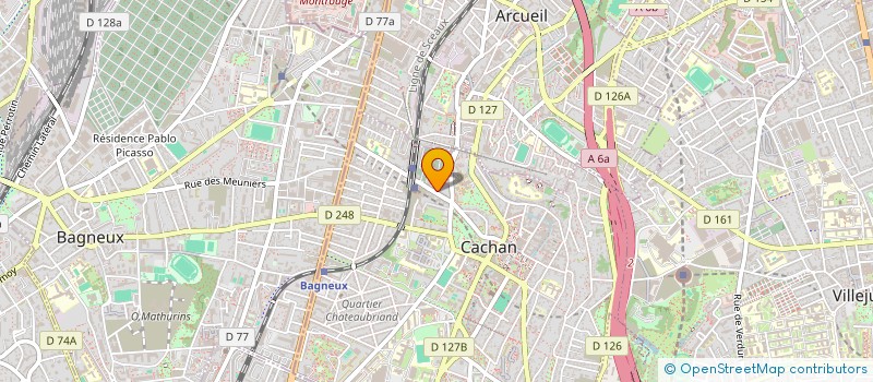 localisation de l'entreprise SCI MNLJ  CACHAN