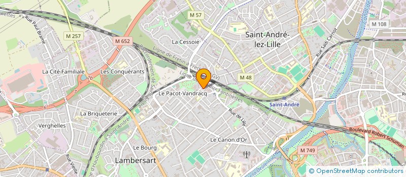 localisation de l'entreprise SCI MNM IMMO à LAMBERSART