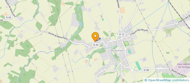 localisation de l'entreprise SCI MNMT  MIREMONT