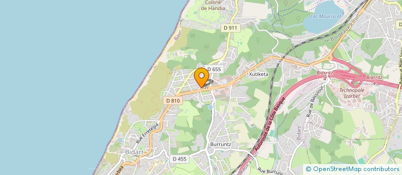 localisation de l'entreprise SCI MNN  BIDART