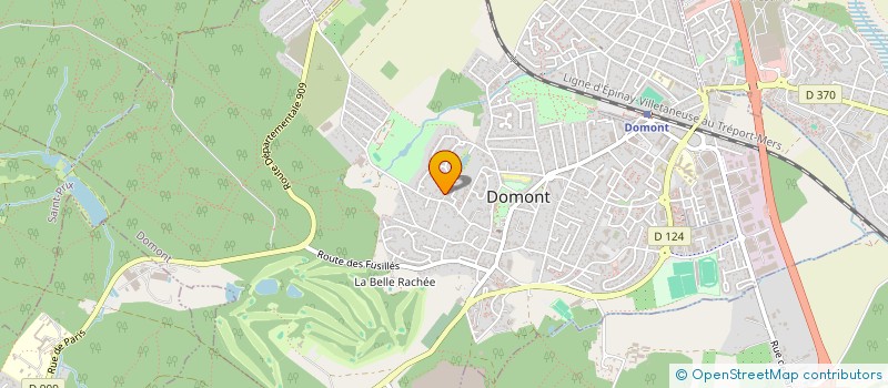 localisation de l'entreprise SCI MNNF  DOMONT