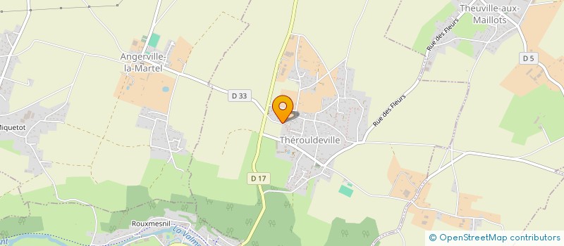 localisation de l'entreprise SCI MNOIR DU VAUHOUDIN  THEROULDEVILLE