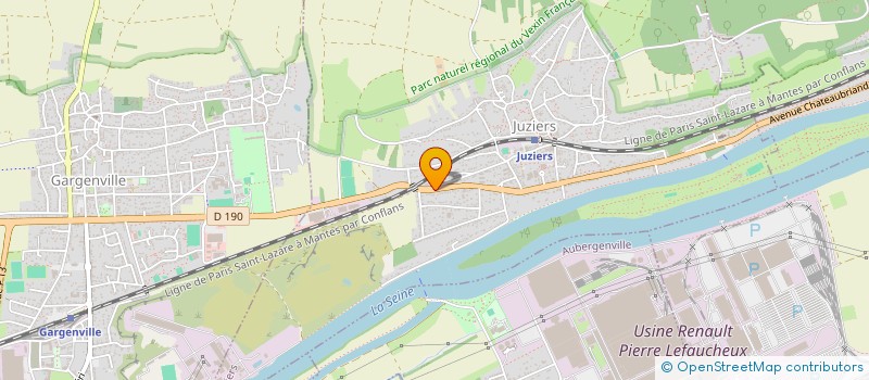 localisation de l'entreprise SCI MNP à JUZIERS