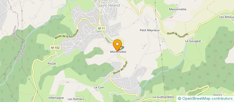 localisation de l'entreprise SCI MNP  SAINT-HEAND