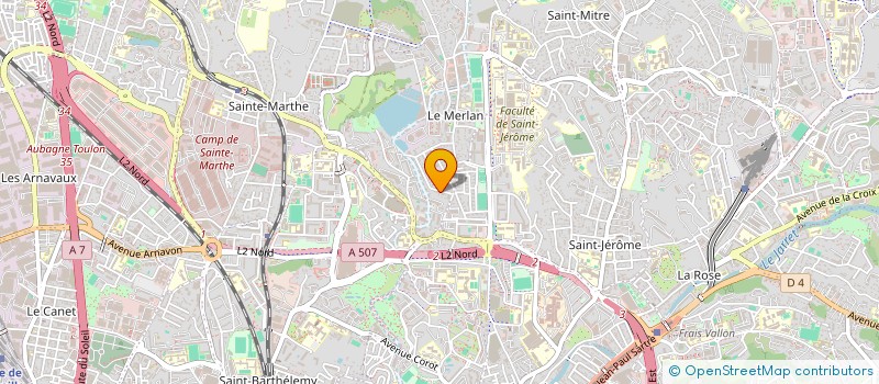 localisation de l'entreprise SCI MNT à MARSEILLE