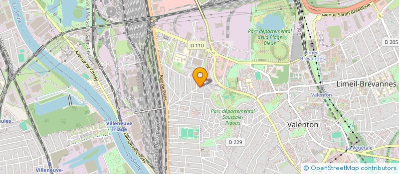 localisation de l'entreprise SCI MNT BERZAN  VILLENEUVE-SAINT-GEORGES