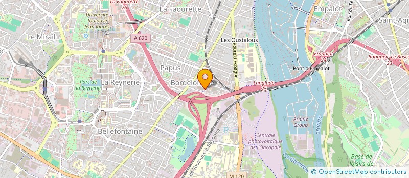 localisation de l'entreprise SCI MNTC BOURGADE à TOULOUSE