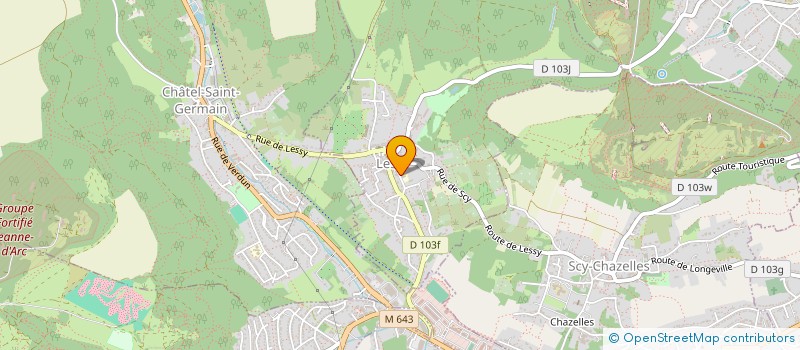 localisation de l'entreprise SCI MNV  LESSY