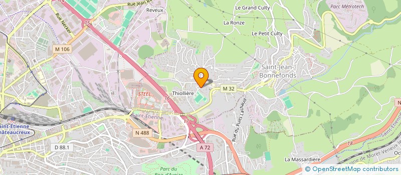 localisation de l'entreprise SCI MO  SAINT-JEAN-BONNEFONDS