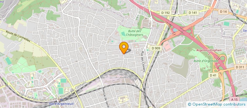 localisation de l'entreprise SCI MO  ARGENTEUIL