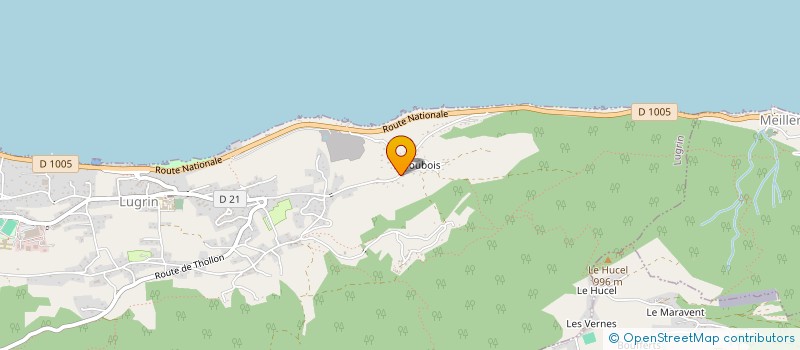 localisation de l'entreprise SCI MO AND MO  LUGRIN