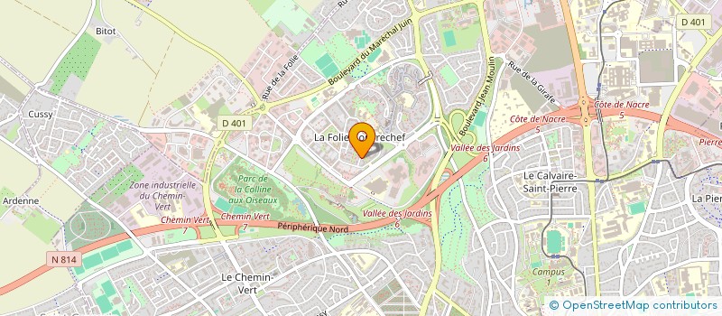localisation de l'entreprise SCI MO ET KO à CAEN