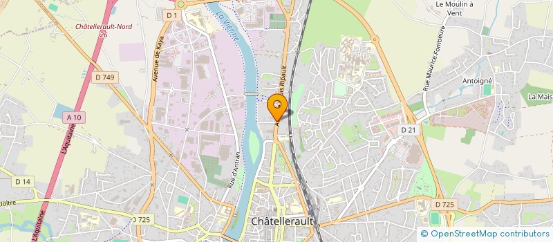 localisation de l'entreprise SCI MO GRAN JENO  CHATELLERAULT