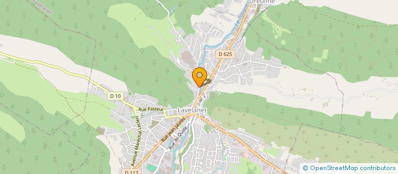 localisation de l'entreprise SCI MO&MO à LAVELANET