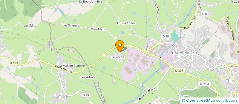 localisation de l'entreprise SCI MO.RO.  COURS