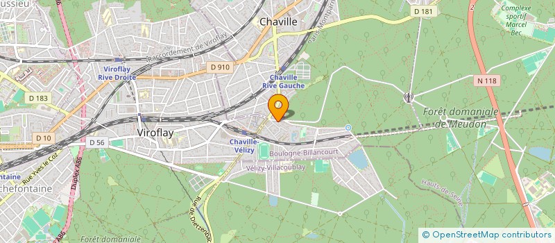 localisation de l'entreprise SCI MOADZI  VIROFLAY