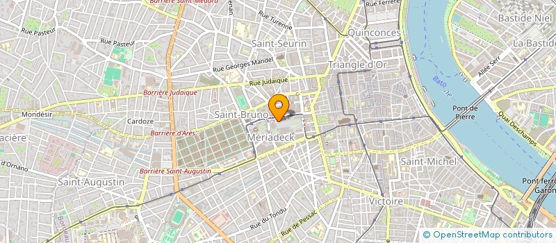 localisation de l'entreprise SCI MOAGAMA  BORDEAUX