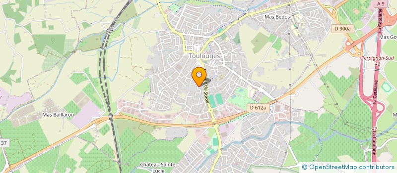 localisation de l'entreprise SCI MOAN  TOULOUGES