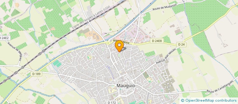 localisation de l'entreprise SCI MOANA  MAUGUIO