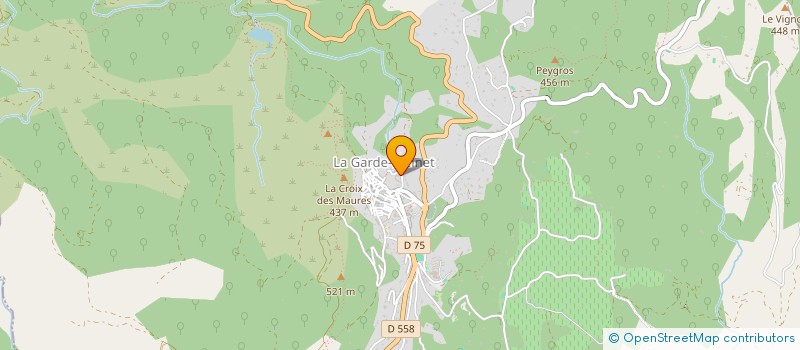 localisation de l'entreprise SCI MOANA à LA GARDE-FREINET