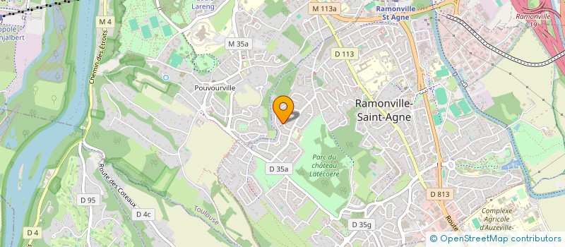 localisation de l'entreprise SCI MOANCO  AUZEVILLE-TOLOSANE