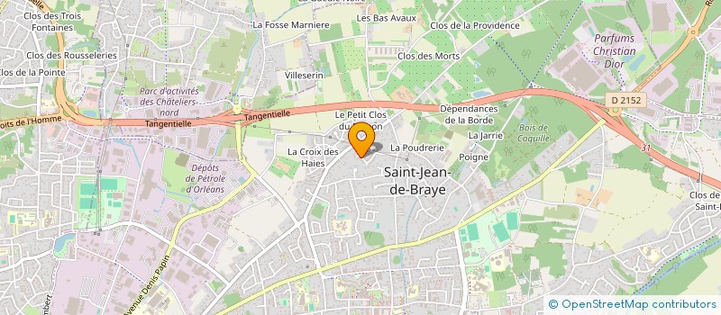 localisation de l'entreprise SCI MOATASSIME à SAINT-JEAN-DE-BRAYE