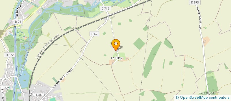 localisation de l'entreprise SCI MOB  REMAUCOURT